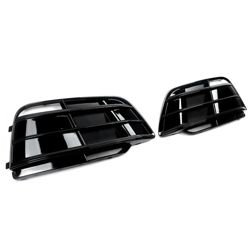 Gloss Black Front Fog Light Grill Cover Bezel Fits For Audi Q5 S-Line 2018-2020 - Image 7