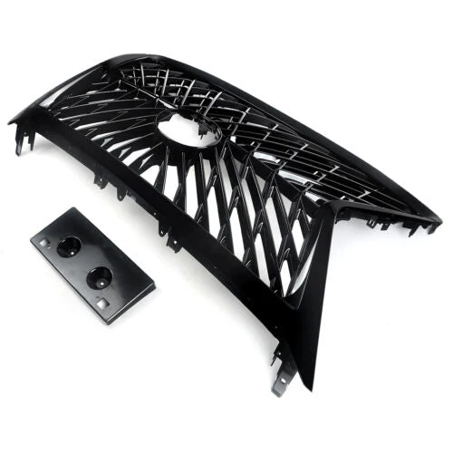 Front Bumper Grill Gloss Black W/ License Plate For Lexus GX460 2014-2022 - Image 12