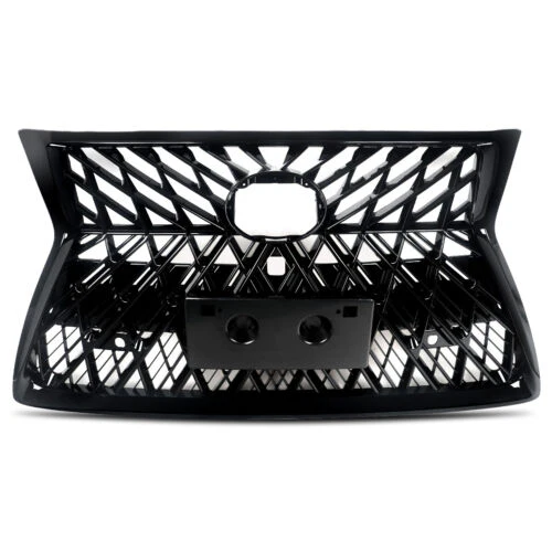 Front Bumper Grill Gloss Black W/ License Plate For Lexus GX460 2014-2022 - Image 3