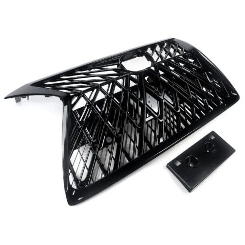 Front Bumper Grill Gloss Black W/ License Plate For Lexus GX460 2014-2022 - Image 6