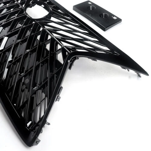 Front Bumper Grill Gloss Black W/ License Plate For Lexus GX460 2014-2022 - Image 7