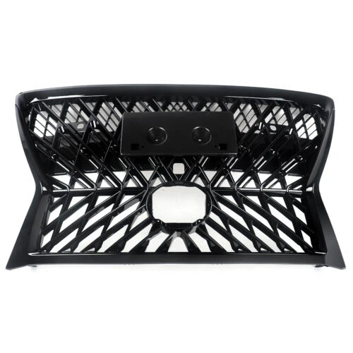 Front Bumper Grill Gloss Black W/ License Plate For Lexus GX460 2014-2022 - Image 8