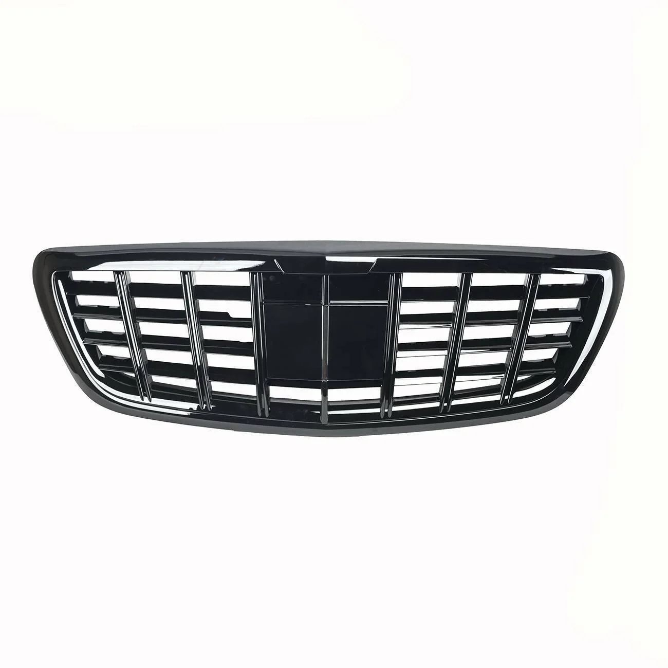 ALL Black Front Grill Replace For Mercedes S W222 S400 S500 Sedan 2014-2020 - Image 3