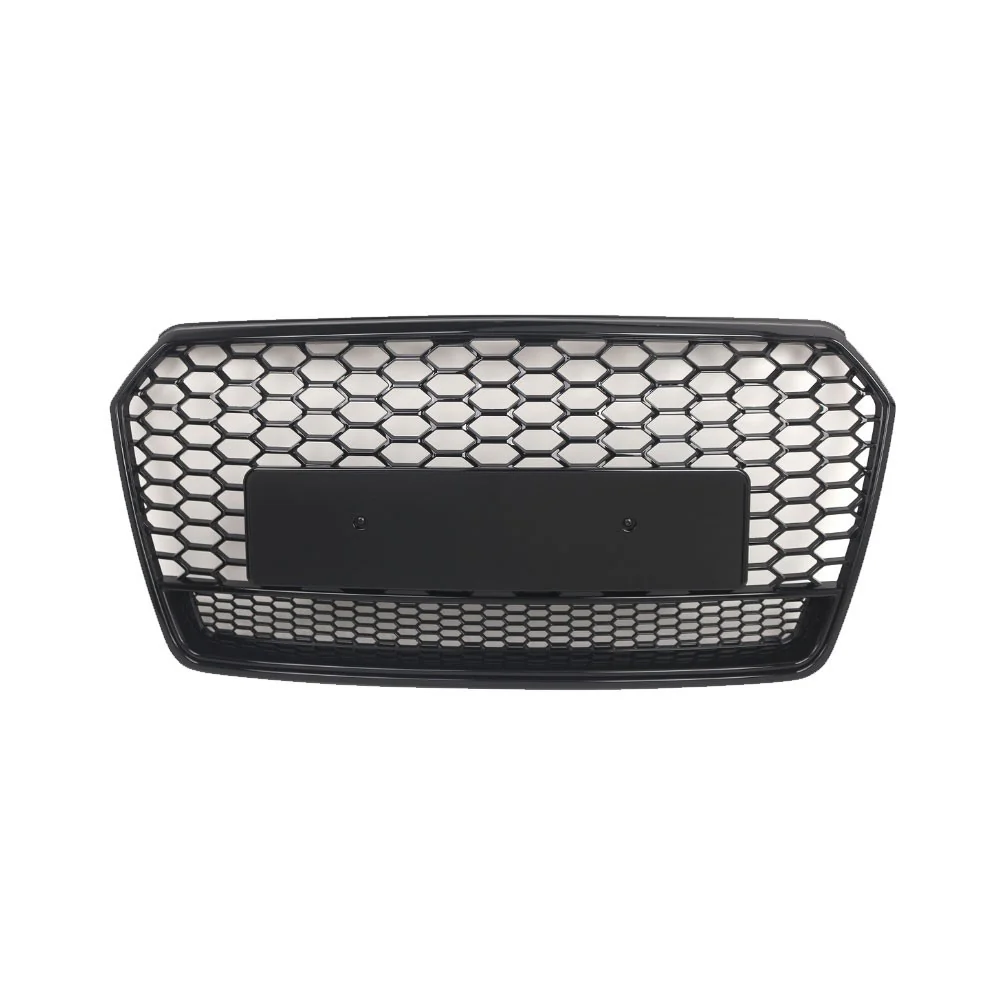 Front Bumper Grille Honeycomb Grill Radiator Protector for Audi A7 S7 2016-2018 - Image 2