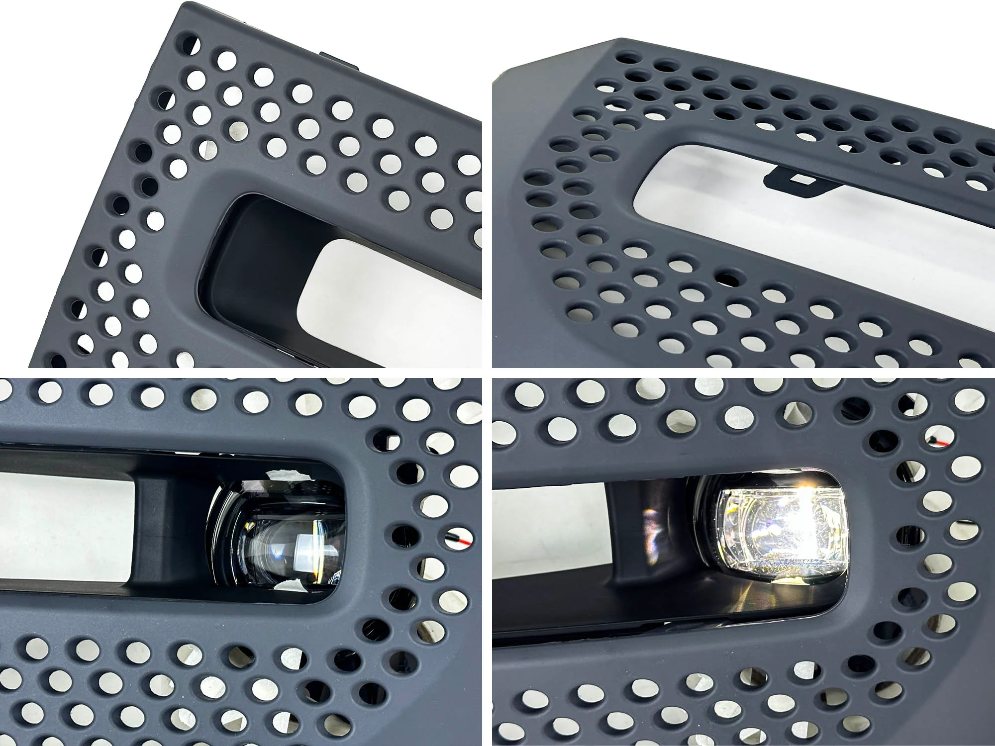 2pcs Front LED Fog Lights w/ Bezel Covers for 2020-2024 Land Rover Defender L663 90 110 130 LH & RH - Image 15
