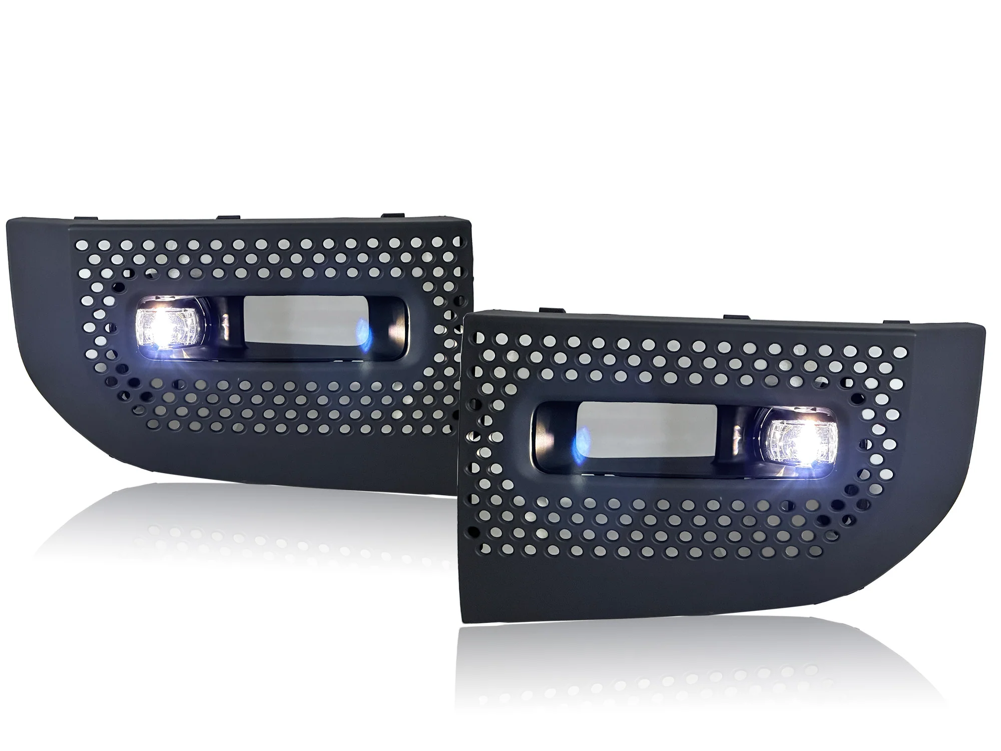 2pcs Front LED Fog Lights w/ Bezel Covers for 2020-2024 Land Rover Defender L663 90 110 130 LH & RH - Image 8