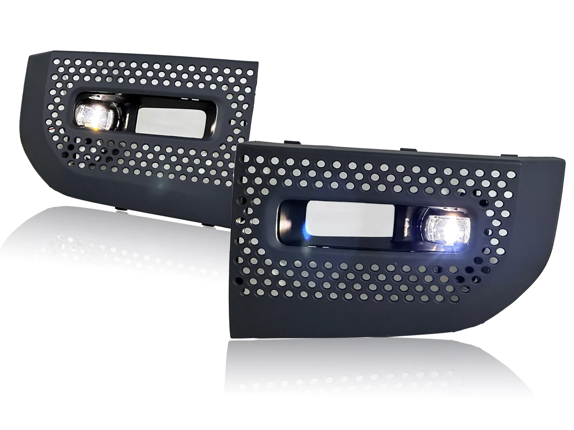 2pcs Front LED Fog Lights w/ Bezel Covers for 2020-2024 Land Rover Defender L663 90 110 130 LH & RH - Image 9