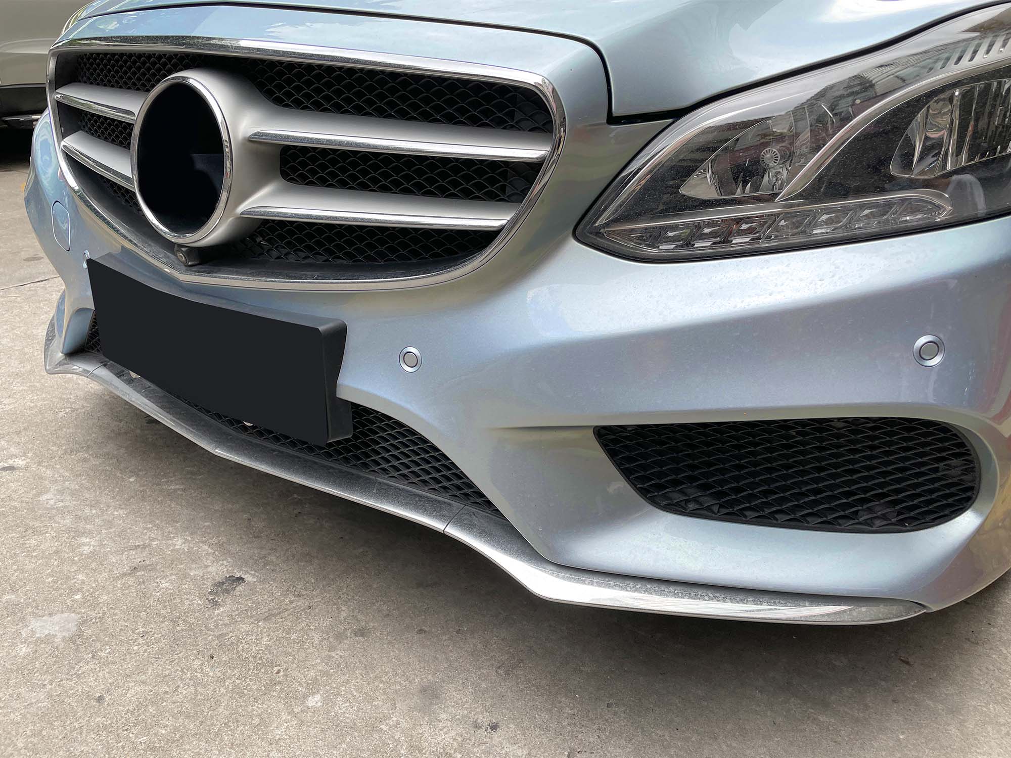 3pcs Chrome Front Bumper Grill Molding Trim For Mercedes W212 E350 Sedan 2014 2015 2016 - Image 5