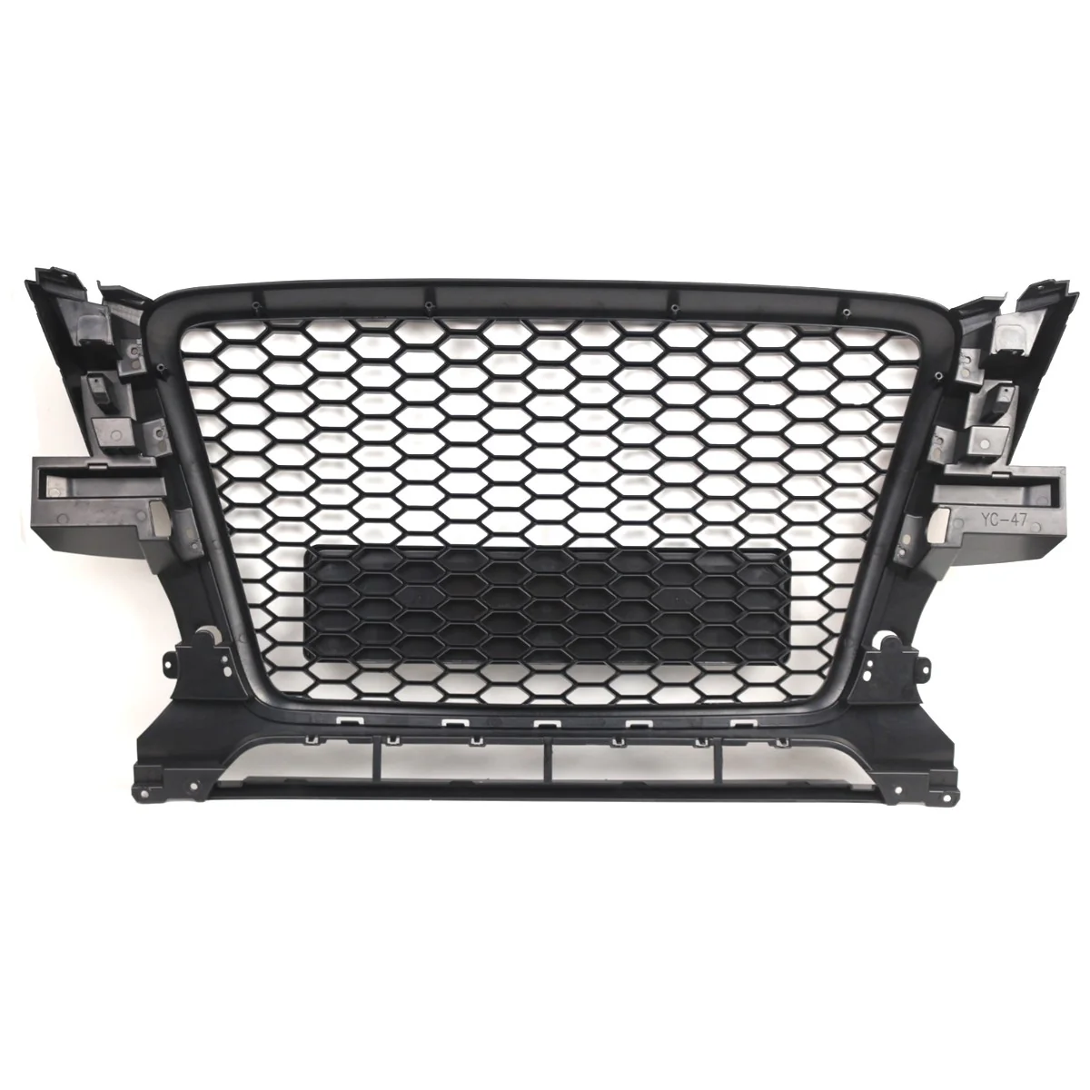 Front Bumper Radiator Grille Grill Honeycomb Gloss Black For Audi Q5 2009-2012 - Image 5
