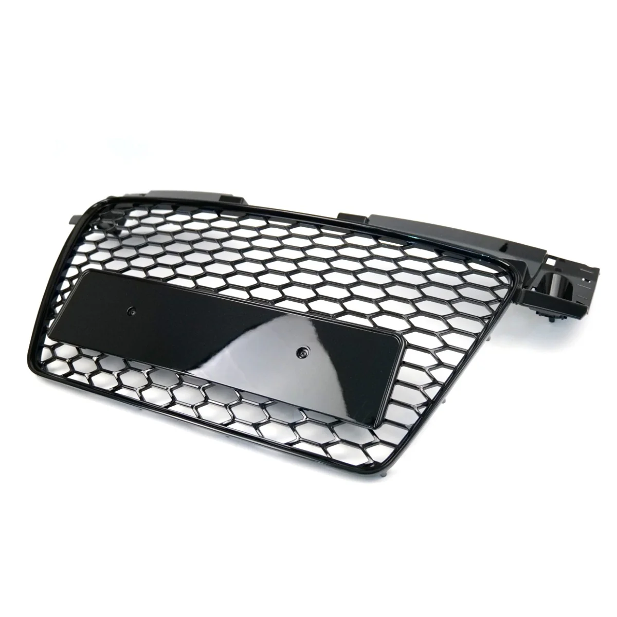 Front Bumper Radiator Grille Hex Grill Gloss Black For Audi TT TTS MK2 2007-2014 - Image 7
