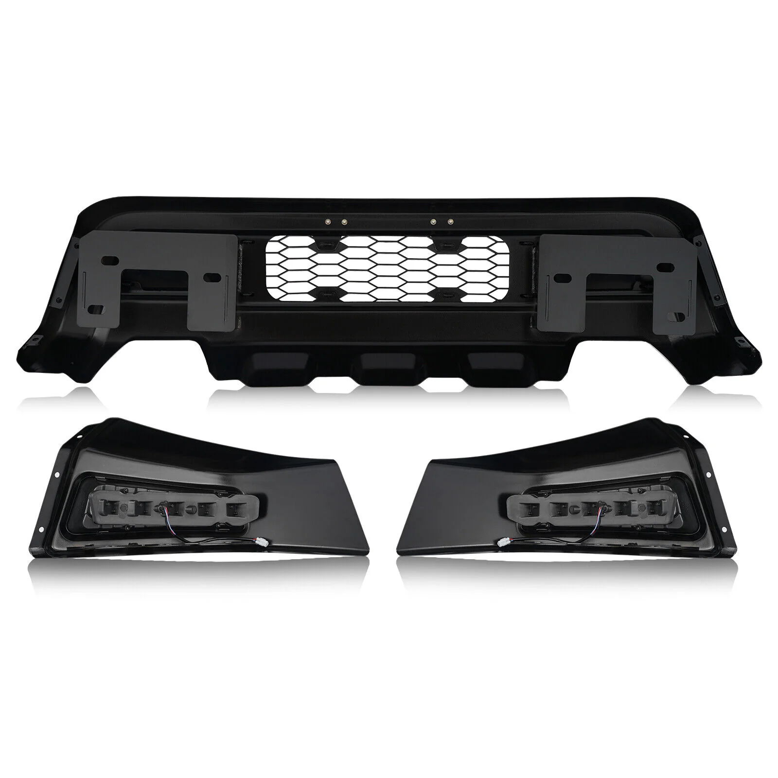 Front Bumper Turn Signal Lamp For 2021 2022 2023 Ford F150 F-150 Raptor Style W/LED Lights - Image 4