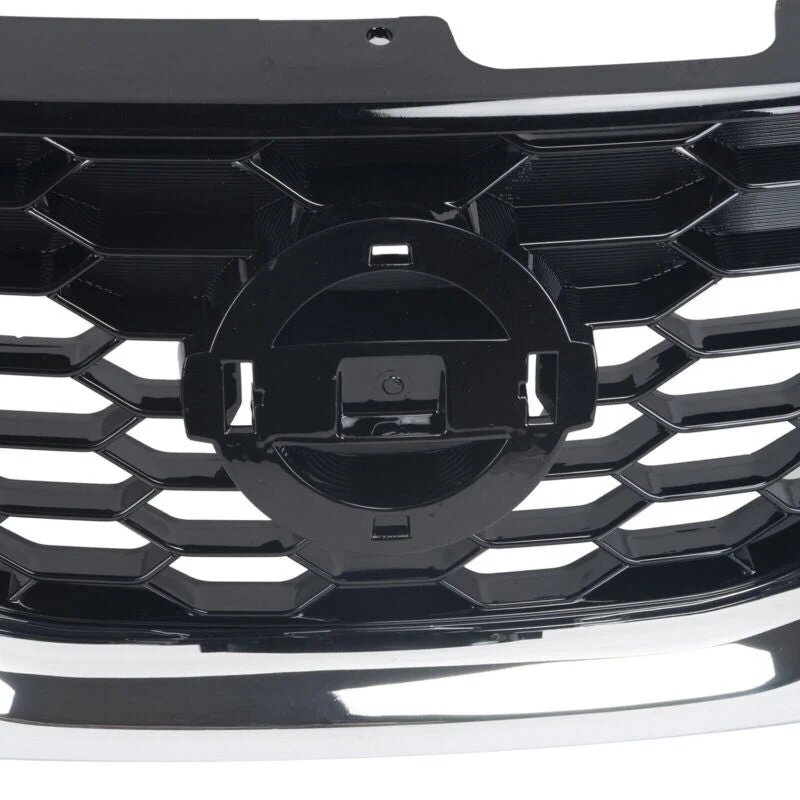 Chrome Black Front Bumper Upper Grille For Nissan Sentra 2016-2018 - Image 5