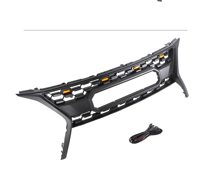 Front Bumper Upper Grille Mesh Grill w/Light for Lexus Rx 270 350 450H 2013-2016 - Image 5