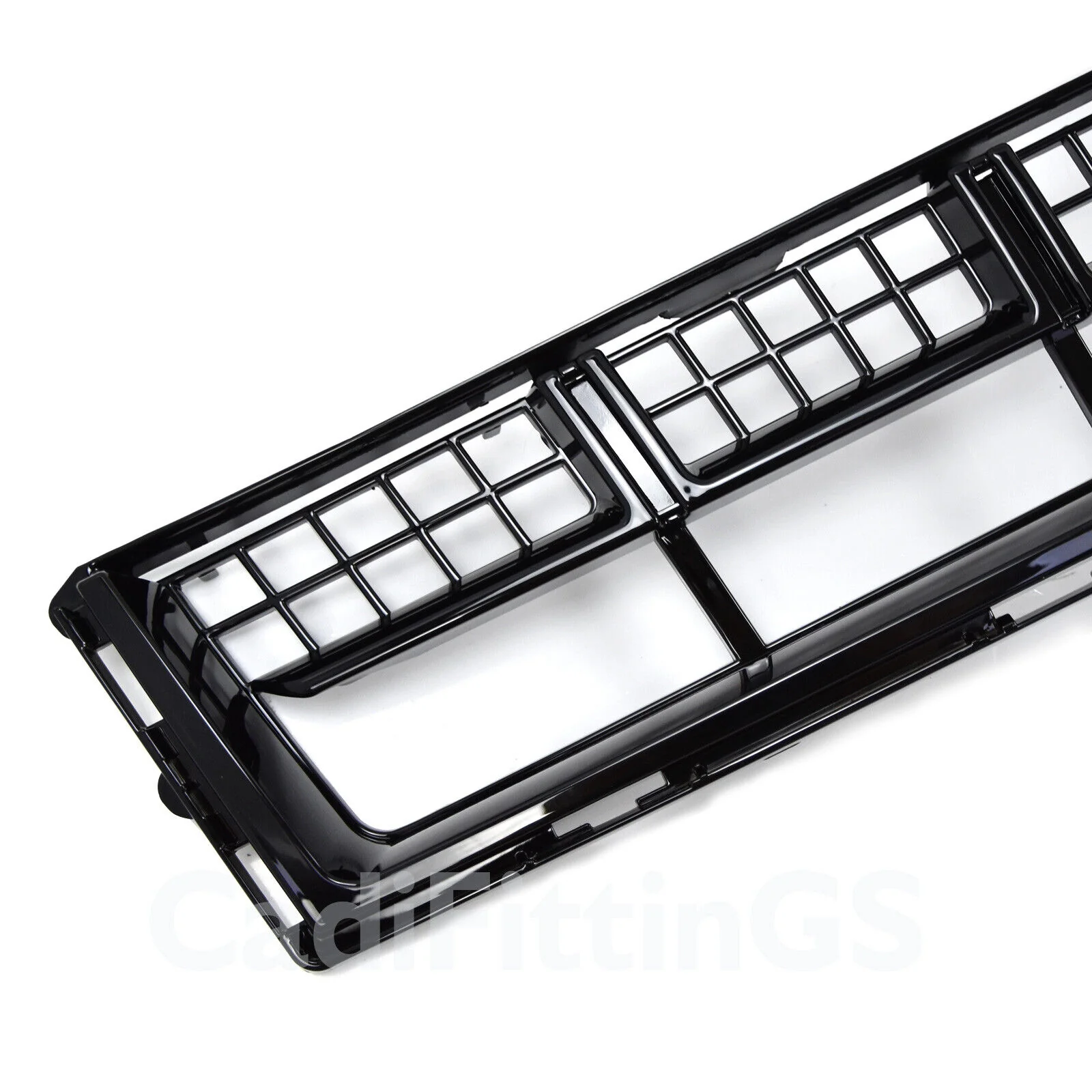 Front Bumper Upper Lower Grille Black 2013-2016 Cadillac SRX - Image 14