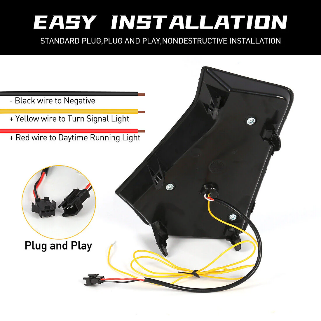 LED DRL Fog Light w/ Turn Signal for 2024 2025 Toyota Tacoma - Image 11