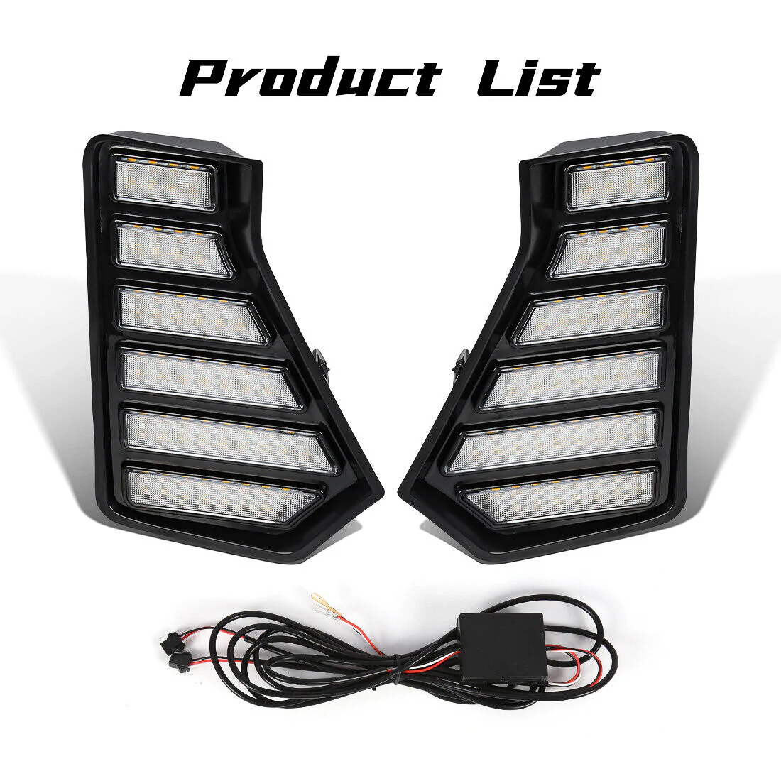 LED DRL Fog Light w/ Turn Signal for 2024 2025 Toyota Tacoma - Image 8