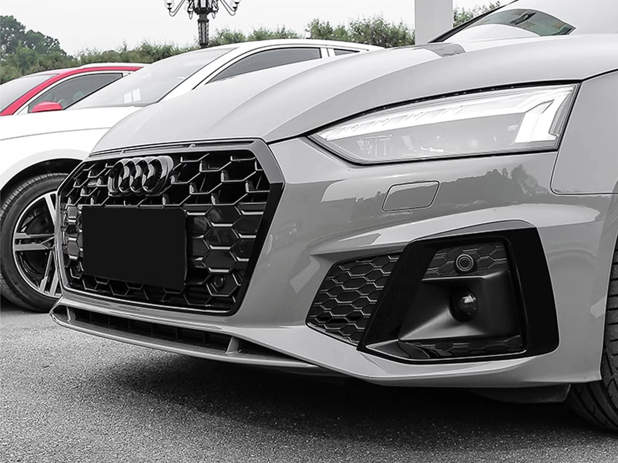 Fit For 2020-2025 Audi A5 S5 Sportback Fog Light Cover Lamp Trim Left&Right side - Image 3