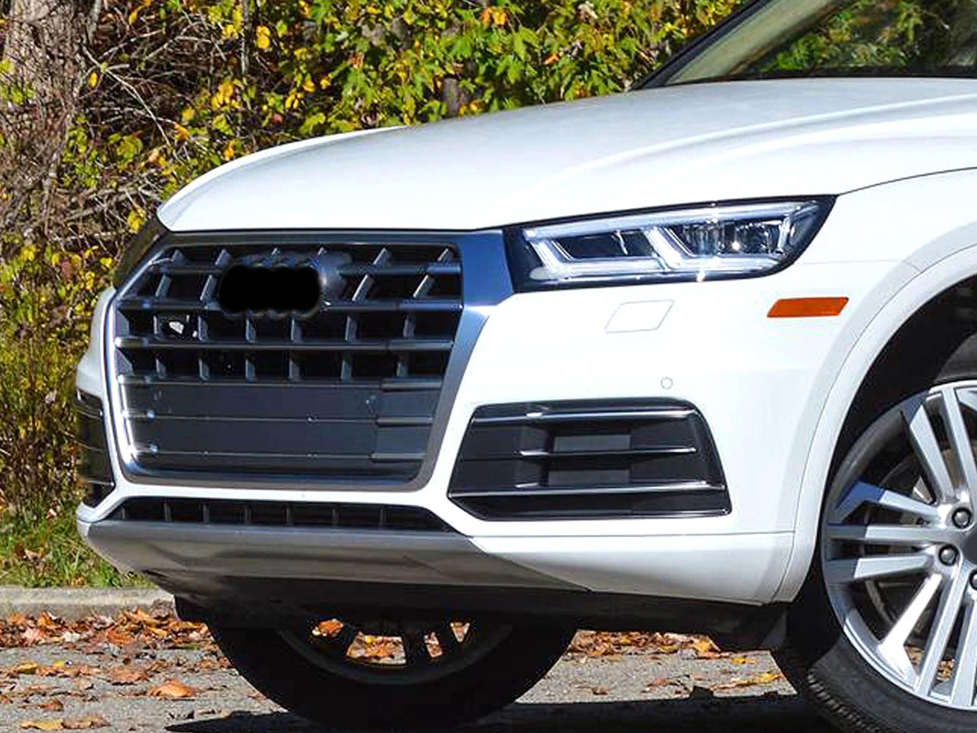 Fit For 2018-2020 Audi Q5 Left+Right Front Bumper Fog Light Grille Grill Cover - Image 3