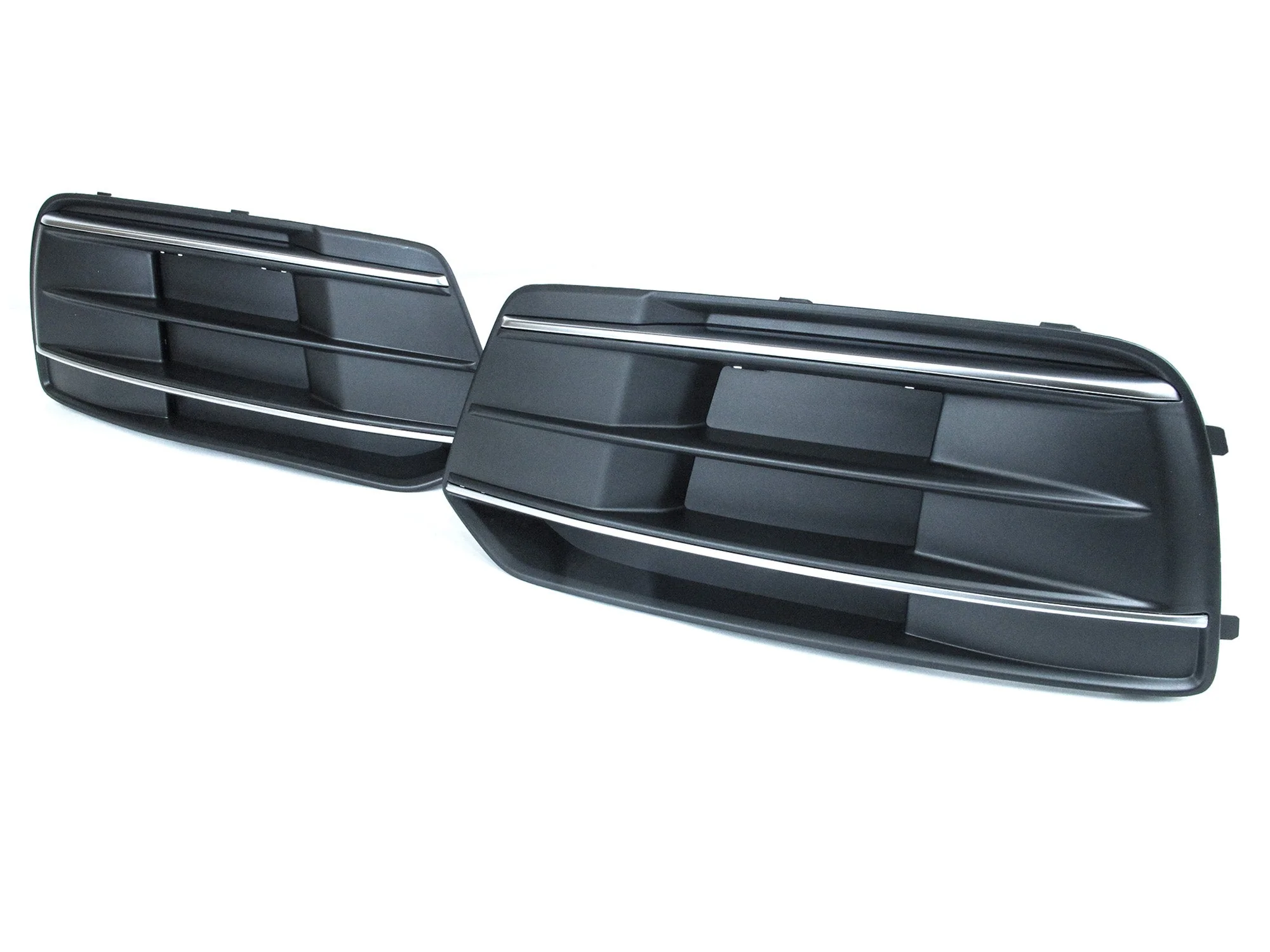 Fit For 2018-2020 Audi Q5 Left+Right Front Bumper Fog Light Grille Grill Cover - Image 5