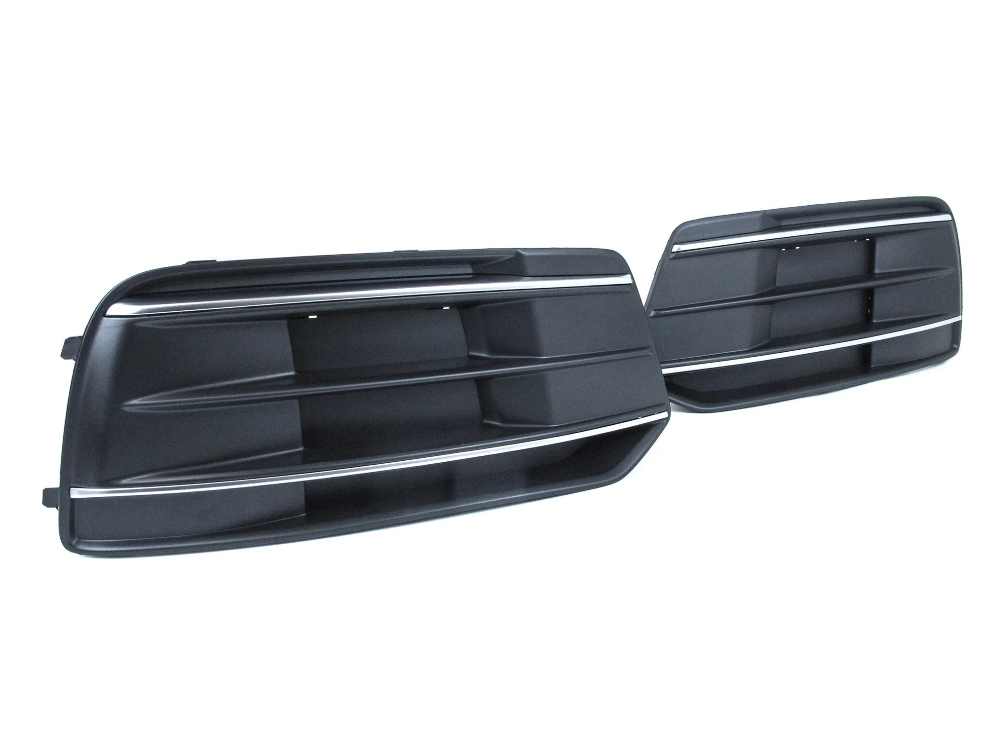 Fit For 2018-2020 Audi Q5 Left+Right Front Bumper Fog Light Grille Grill Cover - Image 6