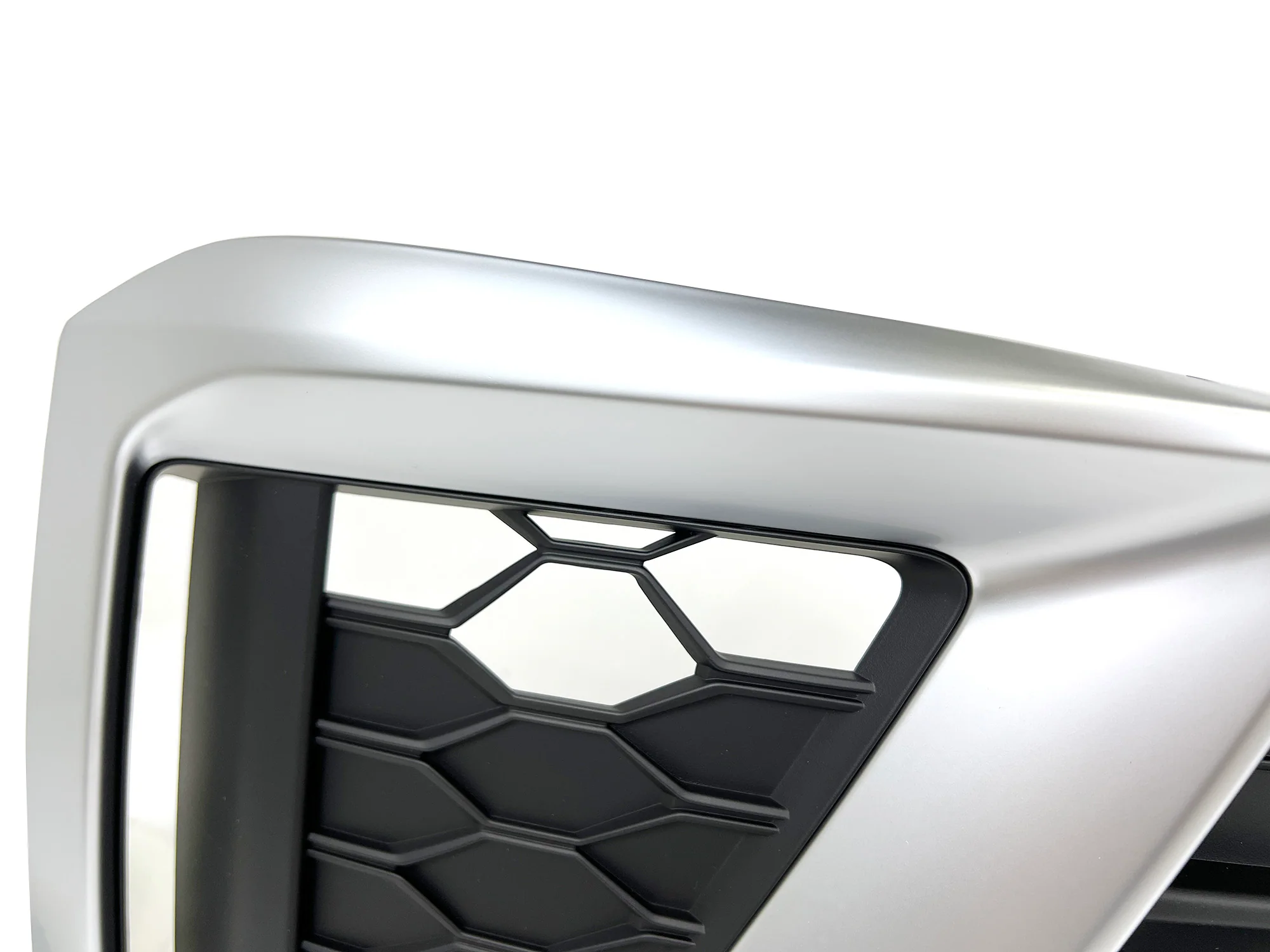 2x Front Lower Bumper Fog Light Grille Covers For 2020-2025 Audi A4 S-Line S4 B9 - Image 8