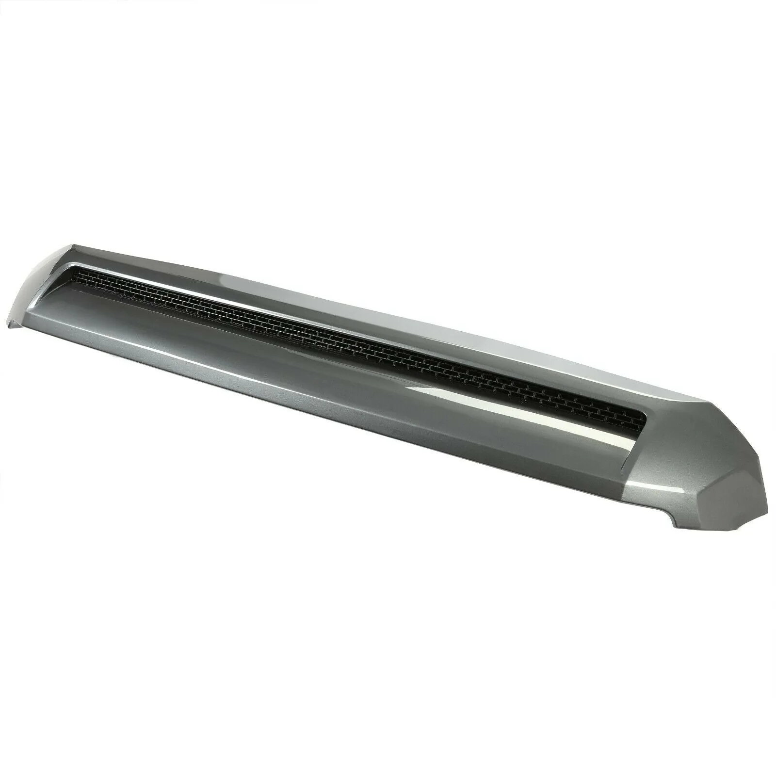 Front Gray Upper Hood Bulge Molding Grill For Toyota Tundra 2014-2021 - Image 6