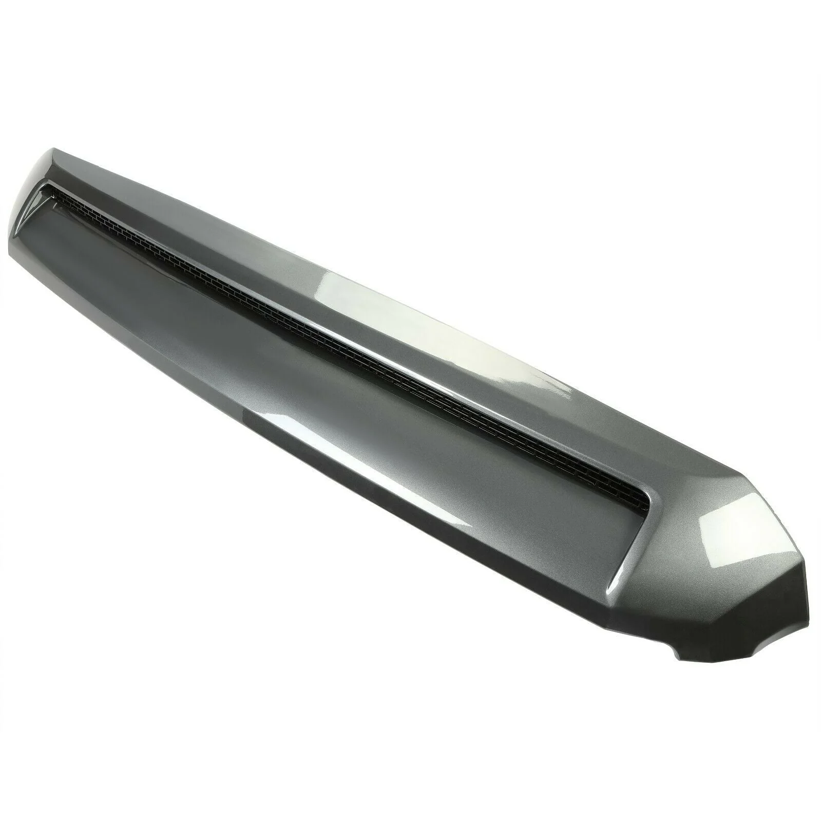 Front Gray Upper Hood Bulge Molding Grill For Toyota Tundra 2014-2021 - Image 7