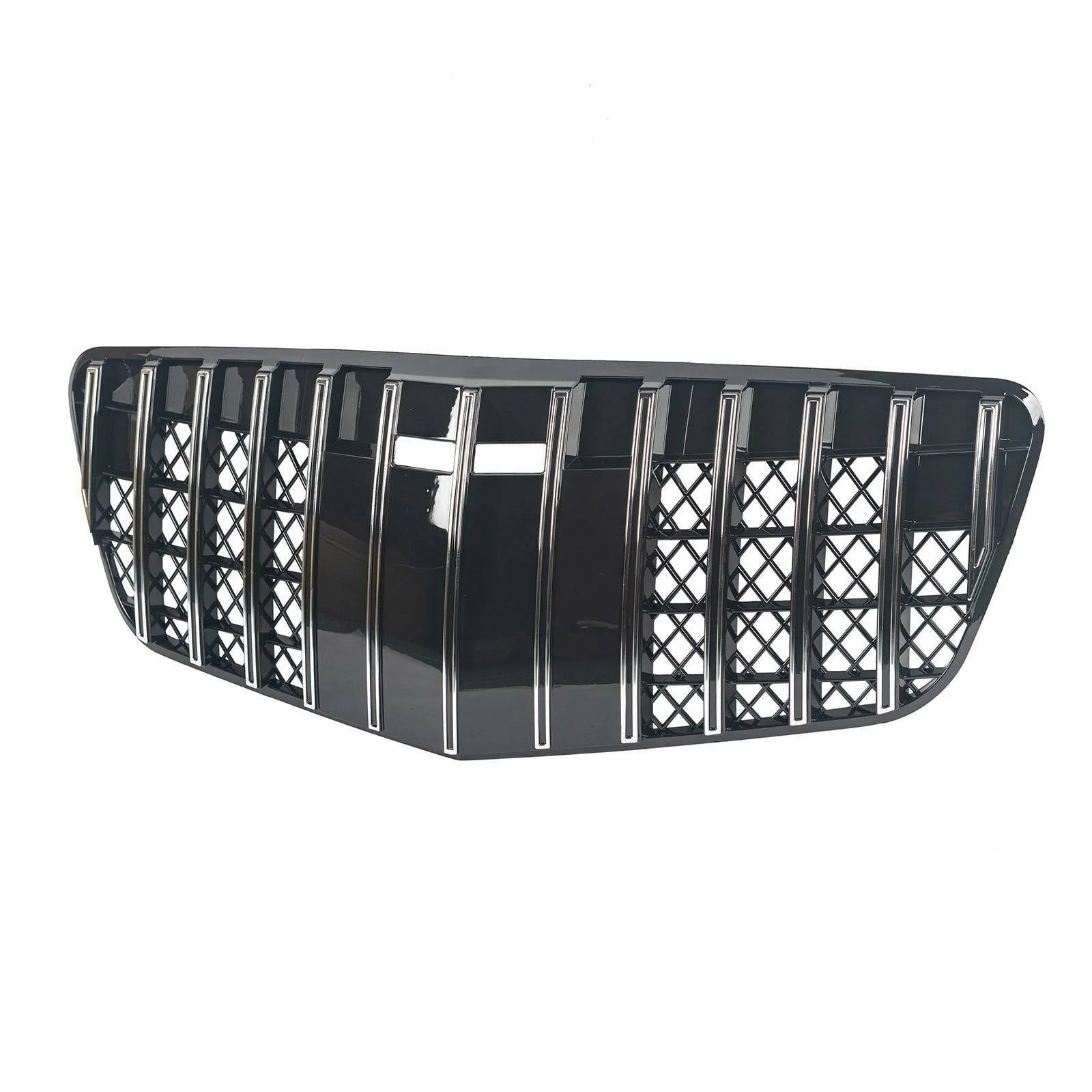 Front Mesh Grill For Mercedes W211 E350 E500 2007-2009 w/o Camera - Image 3