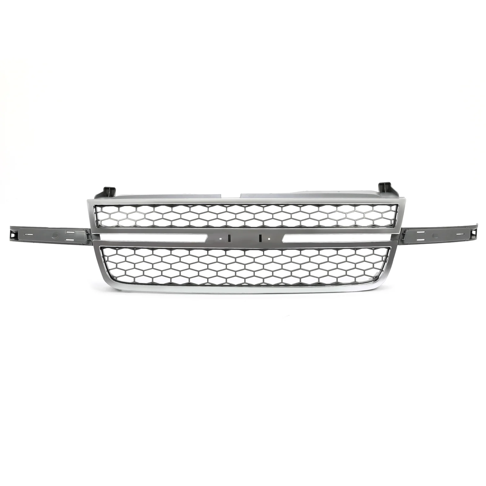 Front Grille Assembly Chrome Honeycomb Style for Chevrolet Silverado 2003–2007 Classic - Image 4