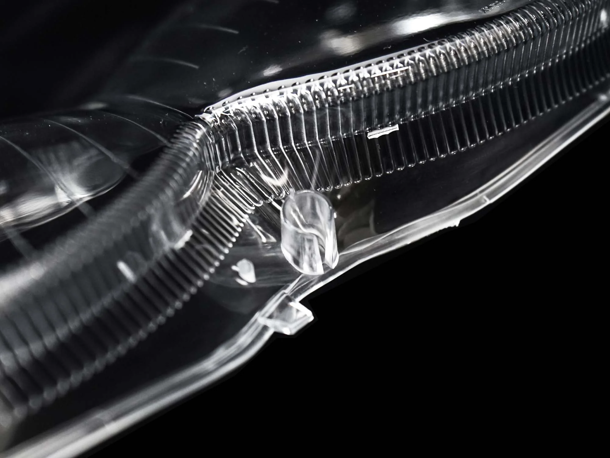 Front Headlight Lens Cover With Sealant For Mercedes SL W230 2003-2008 L&R - Image 10