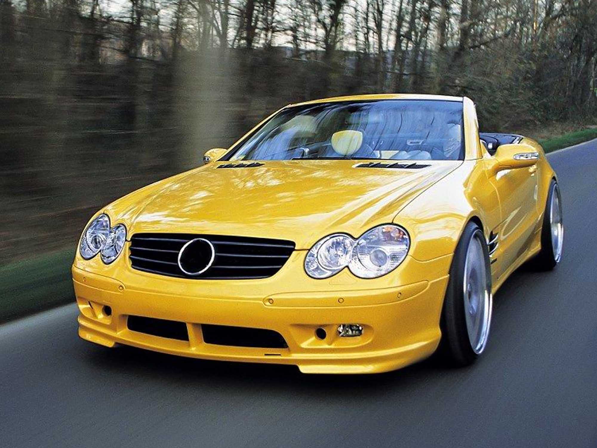 Front Headlight Lens Cover With Sealant For Mercedes SL W230 2003-2008 L&R - Image 2