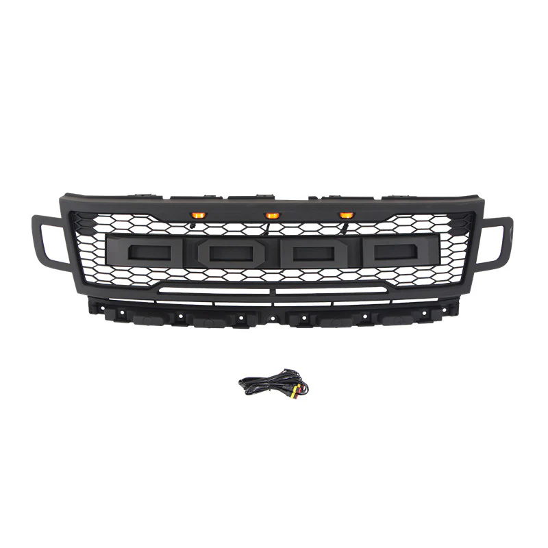 Front Honeycomb Bumper Grille W/Light Mesh Grill for Ford Expedition 2019-2022 - Image 2