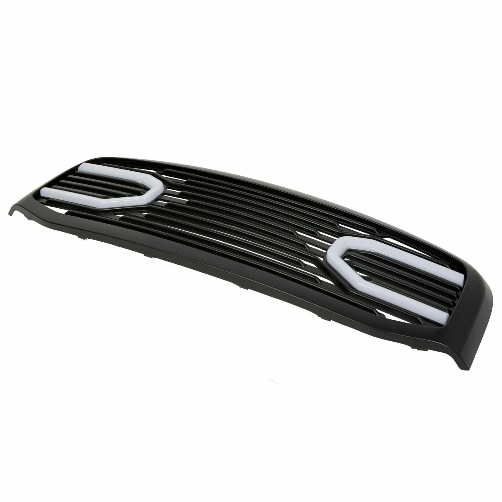 Black Front Hood Grill Bumper Grille Shell w/ LED Light for Dodge Ram 1500 2500 3500 2006-2009 - Image 12