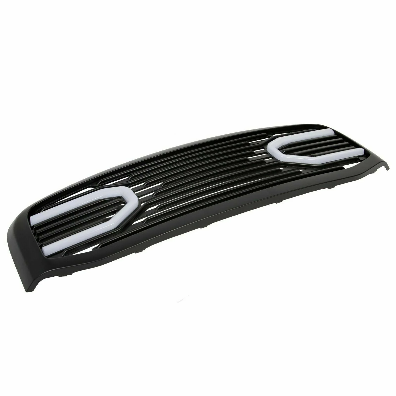 Black Front Hood Grill Bumper Grille Shell w/ LED Light for Dodge Ram 1500 2500 3500 2006-2009 - Image 13