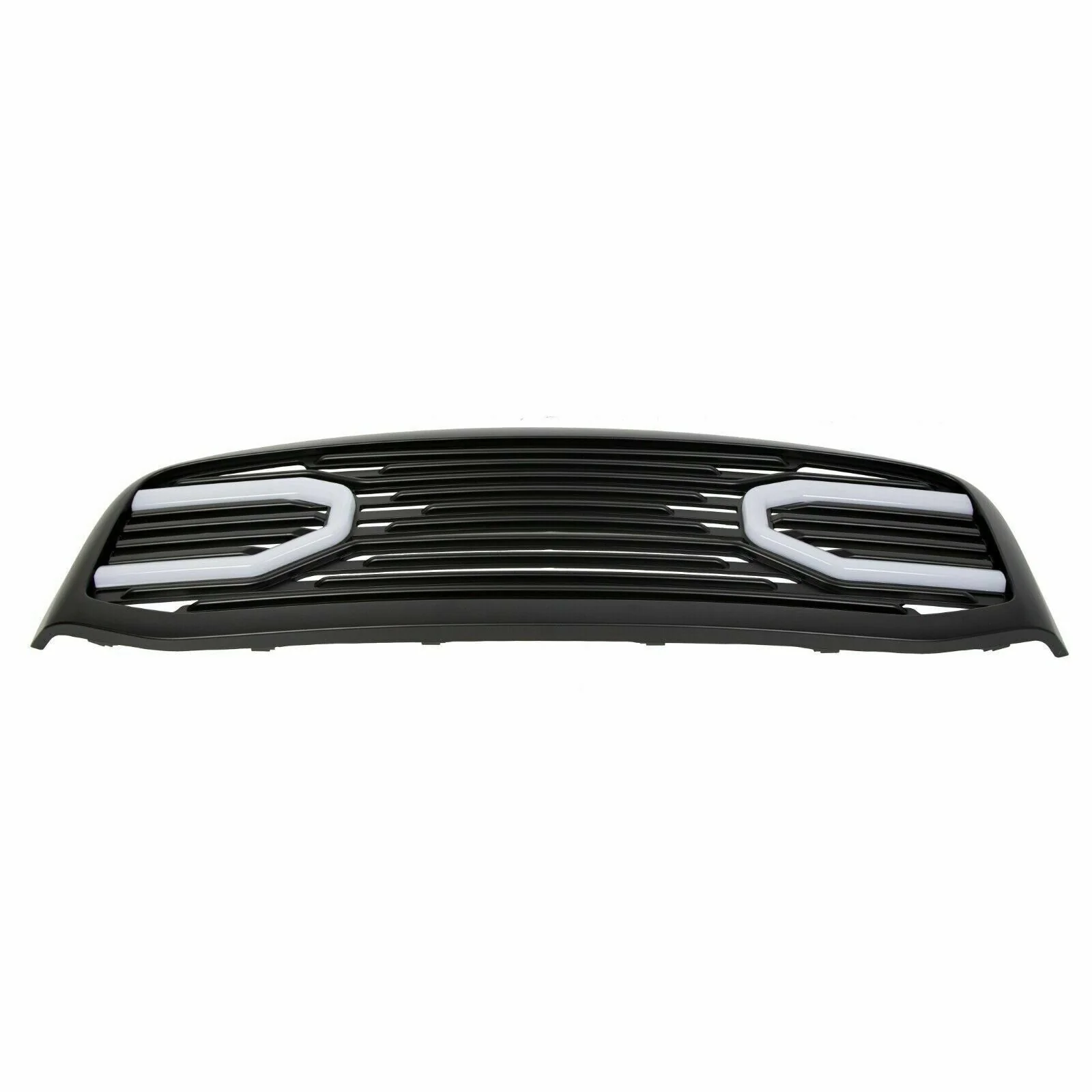 Black Front Hood Grill Bumper Grille Shell w/ LED Light for Dodge Ram 1500 2500 3500 2006-2009 - Image 8