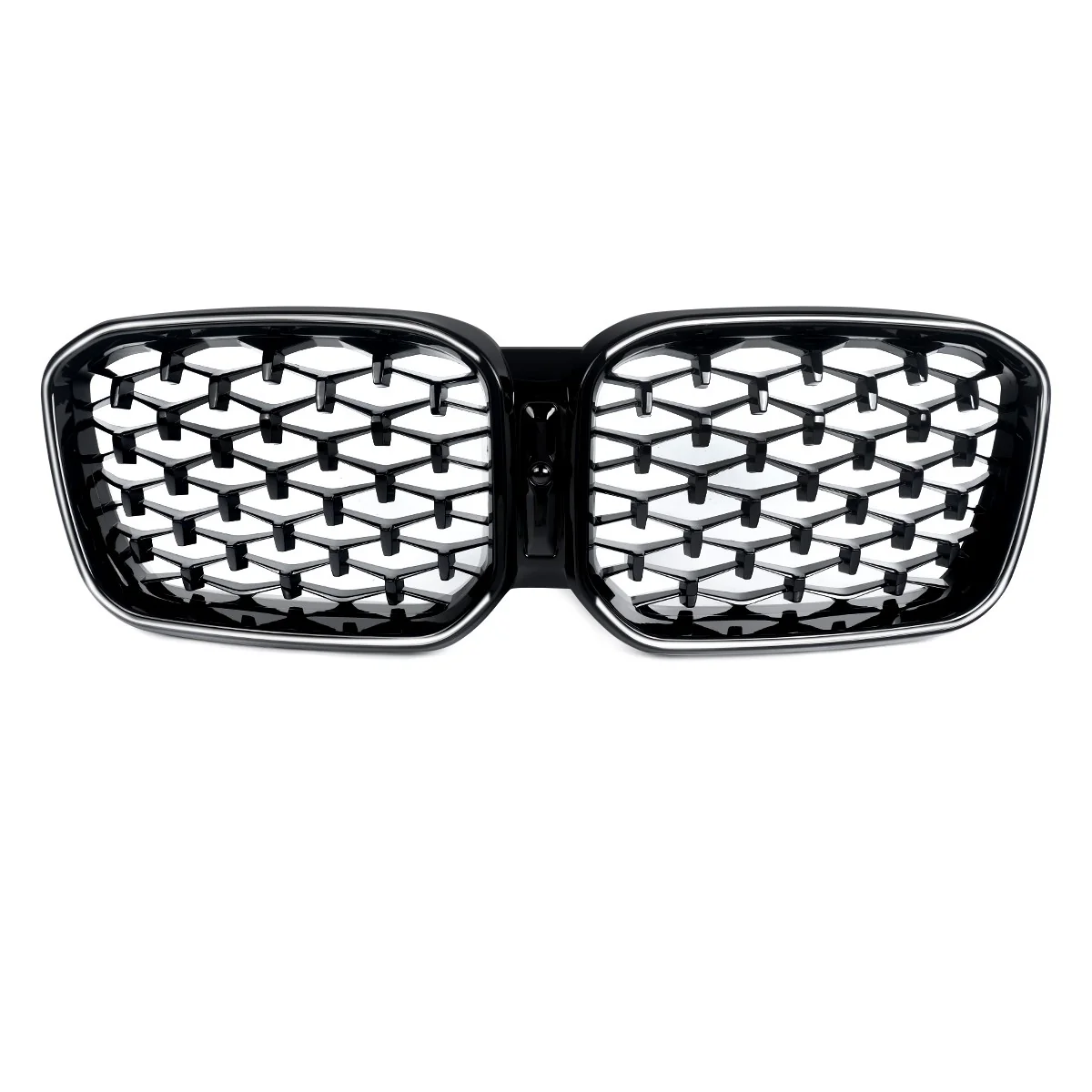Front Kidney Grille Diamond Grill W/ LED Light For 2022-2024 BMW X3 G01 X4 G02 - Image 11