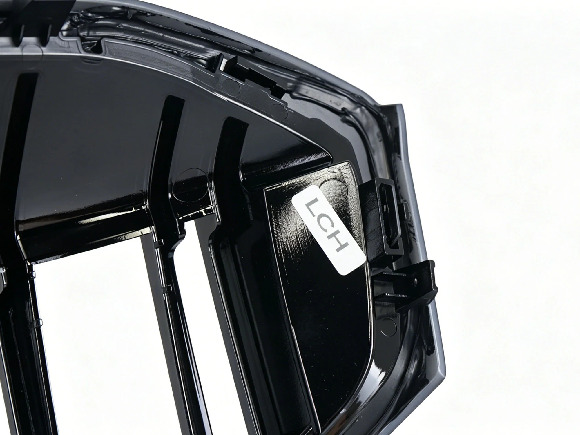 Front Kidney Grille Dual Lines W/ LED Light For BMW 3 Series G20 2023-2026 Gloss Black - Image 8