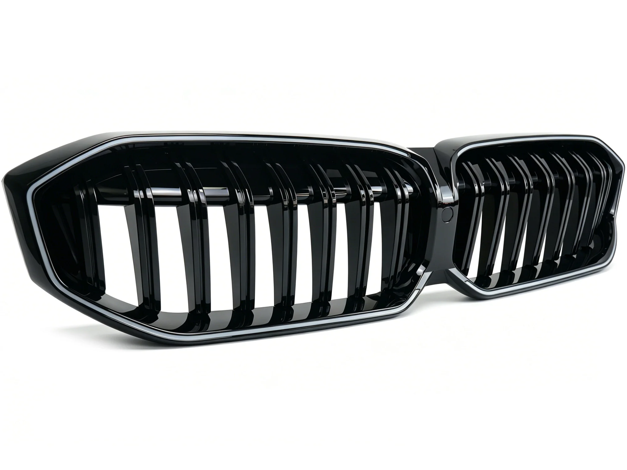 Front Kidney Grille Single Line Grill W/ LED Light For BMW 3 Series G20 2023-2026 Gloss Black - Image 6