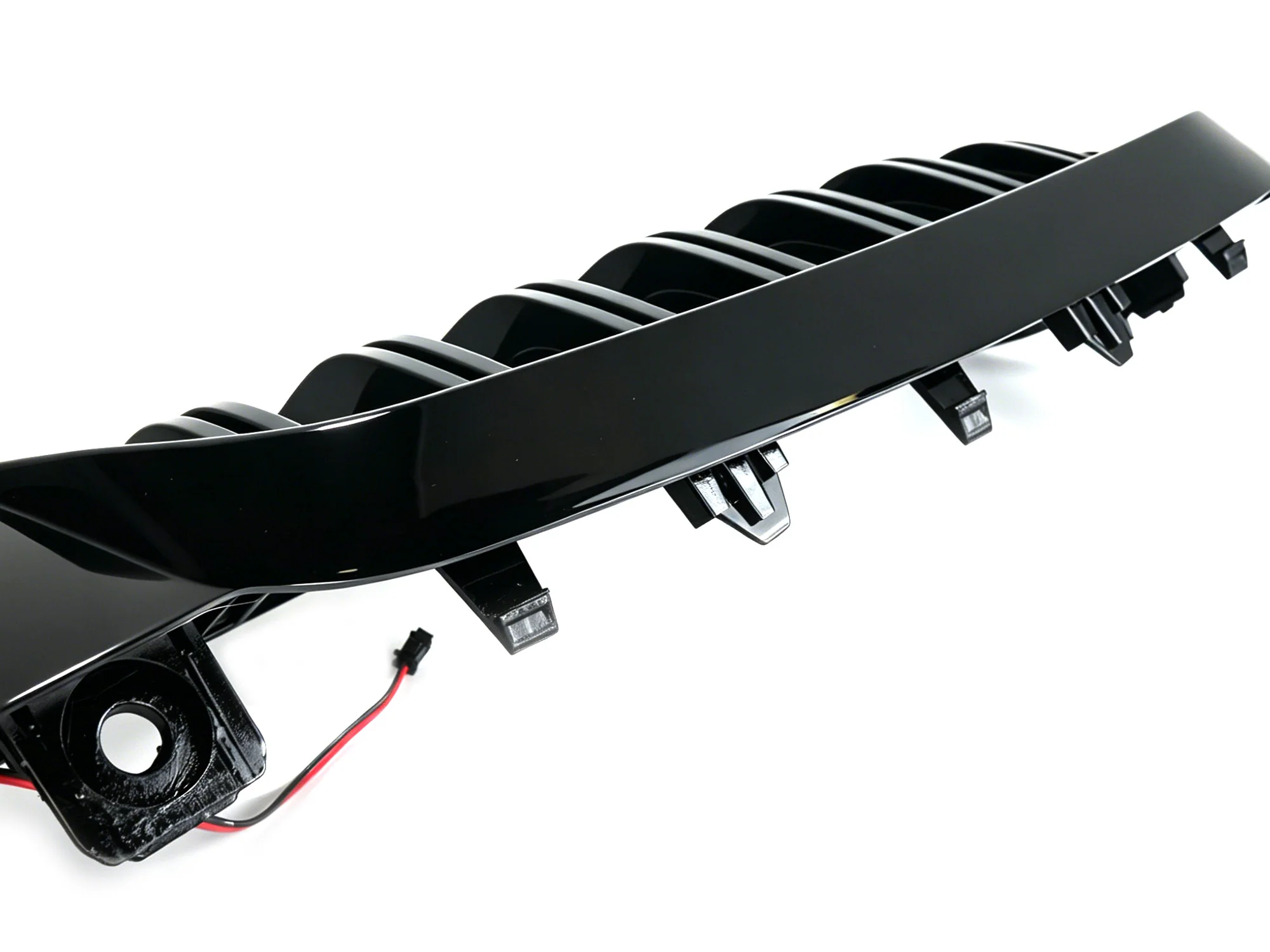 Front Kidney Grille Single Line Grill W/ LED Light For BMW 3 Series G20 2023-2026 Gloss Black - Image 7