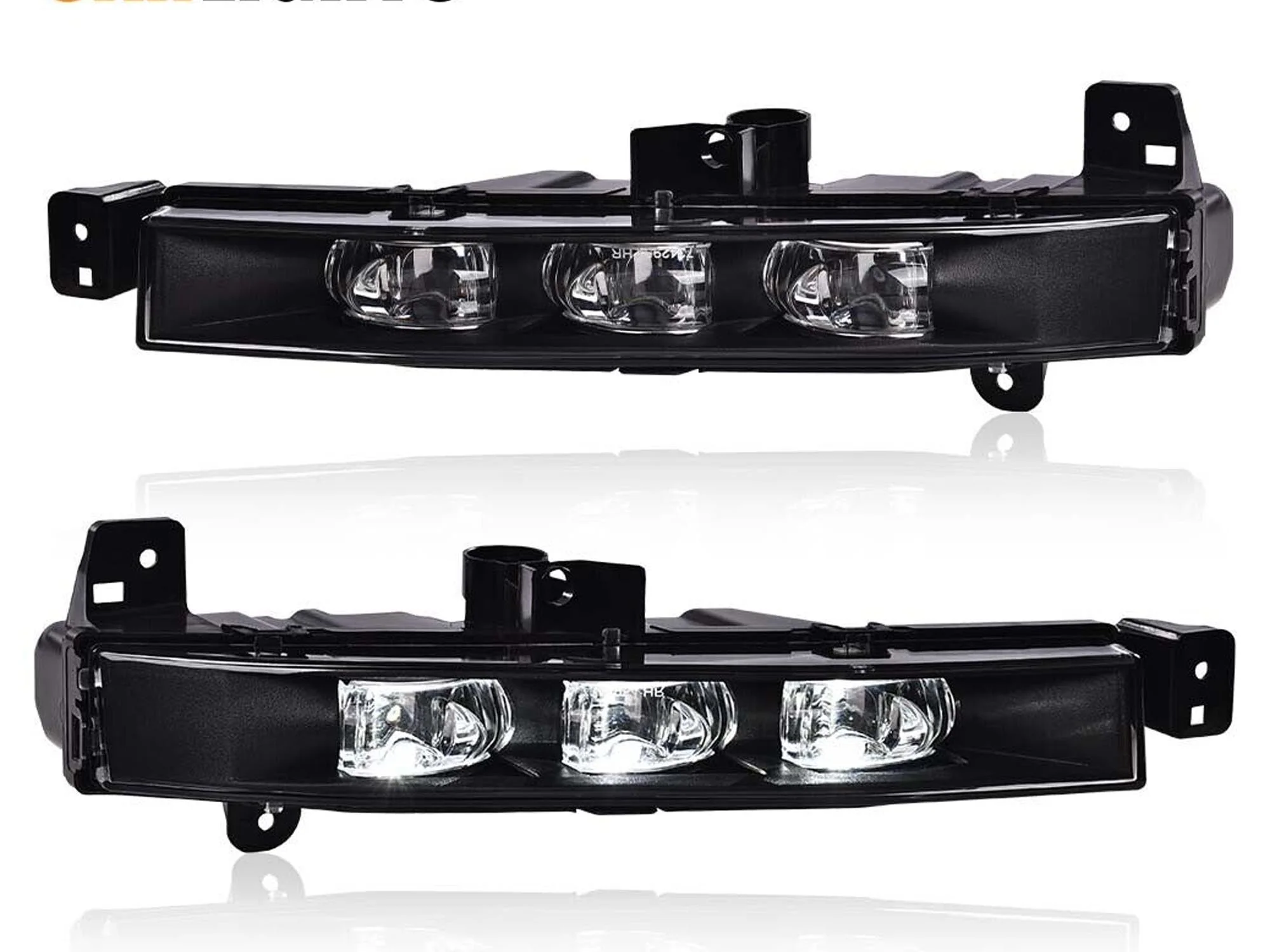 Pair Front LED DRL Fog Lights Lamp Fit For BMW G11 G12 740i 750i 2016-2019 - Image 3