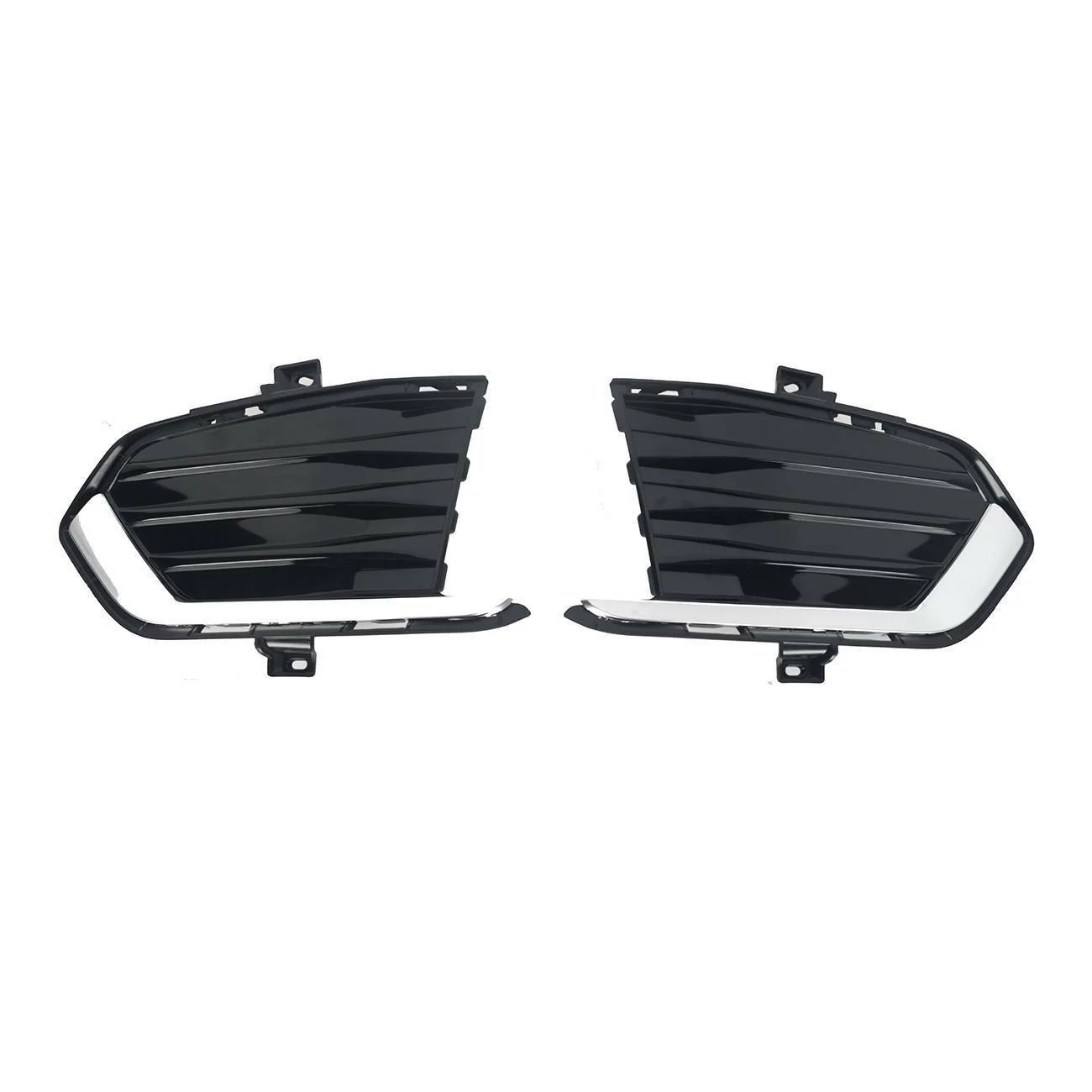 Front Bumper Fog Light Cover Bezels For Cadillac XT5 2017-2019 - Image 3