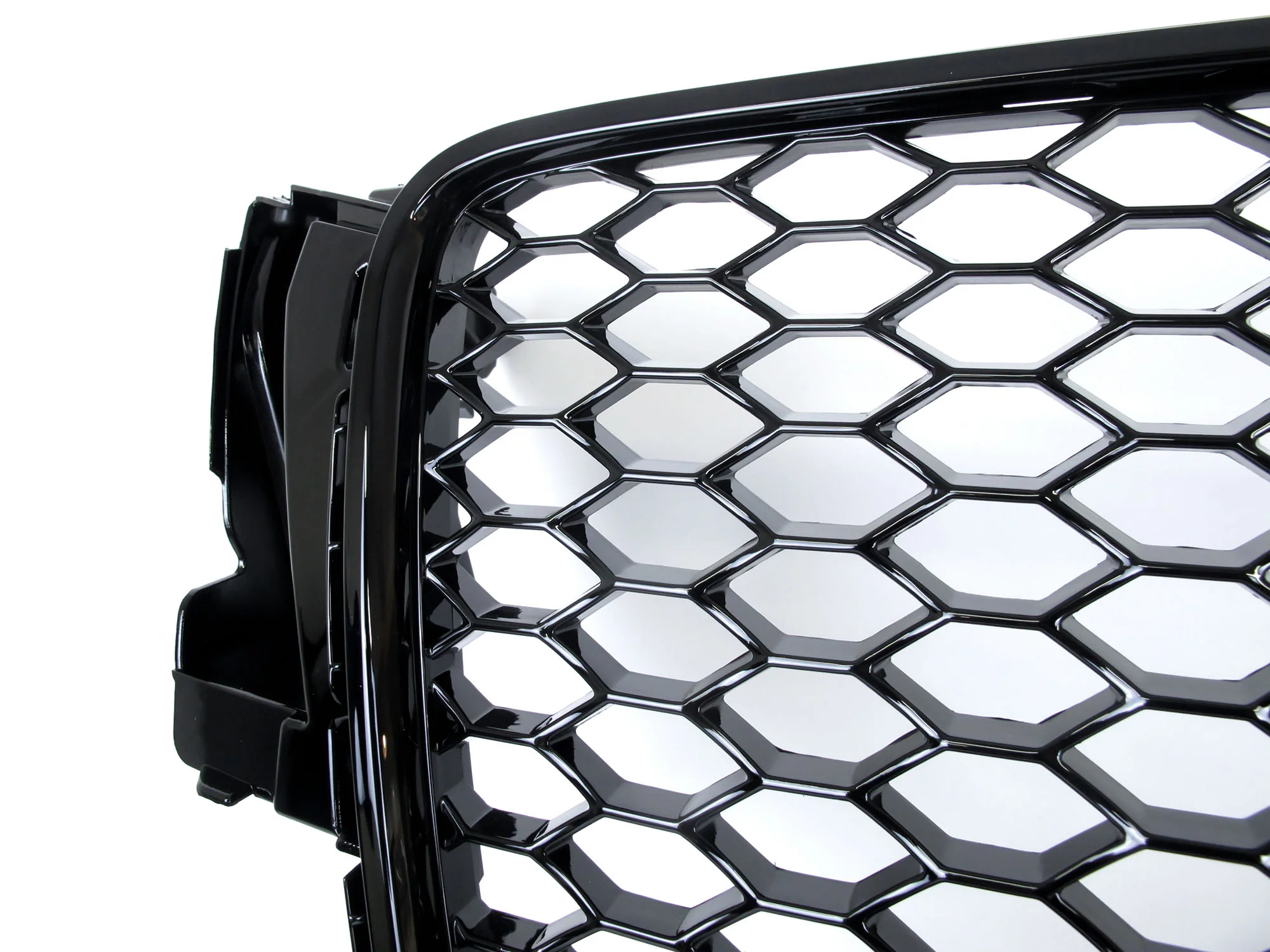 Front Mesh RS5 Style Bumper Hood Hex Grille Black For 2008-2012 Audi A5/S5 B8 8T - Image 11