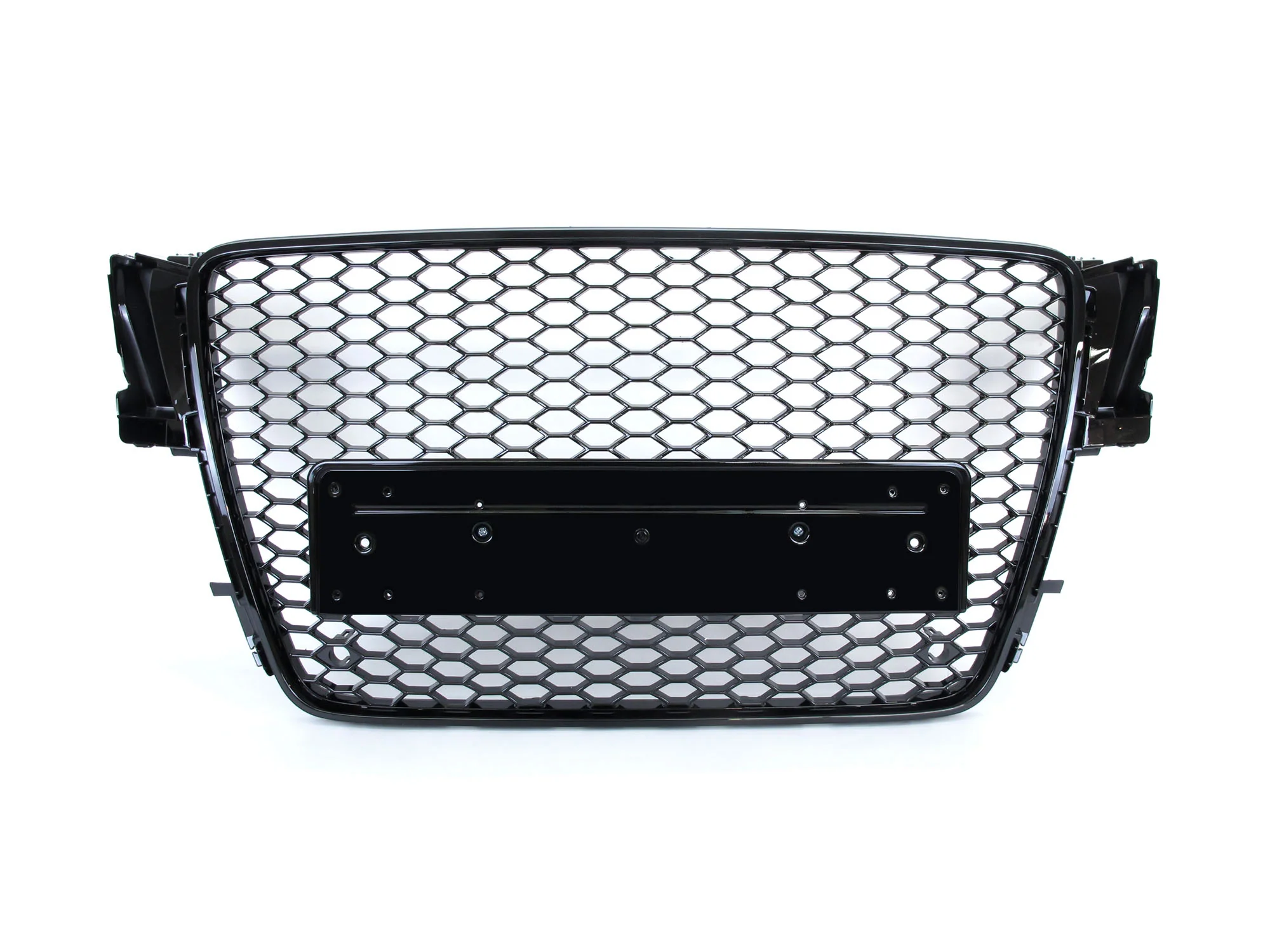 Front Mesh RS5 Style Bumper Hood Hex Grille Black For 2008-2012 Audi A5/S5 B8 8T - Image 5