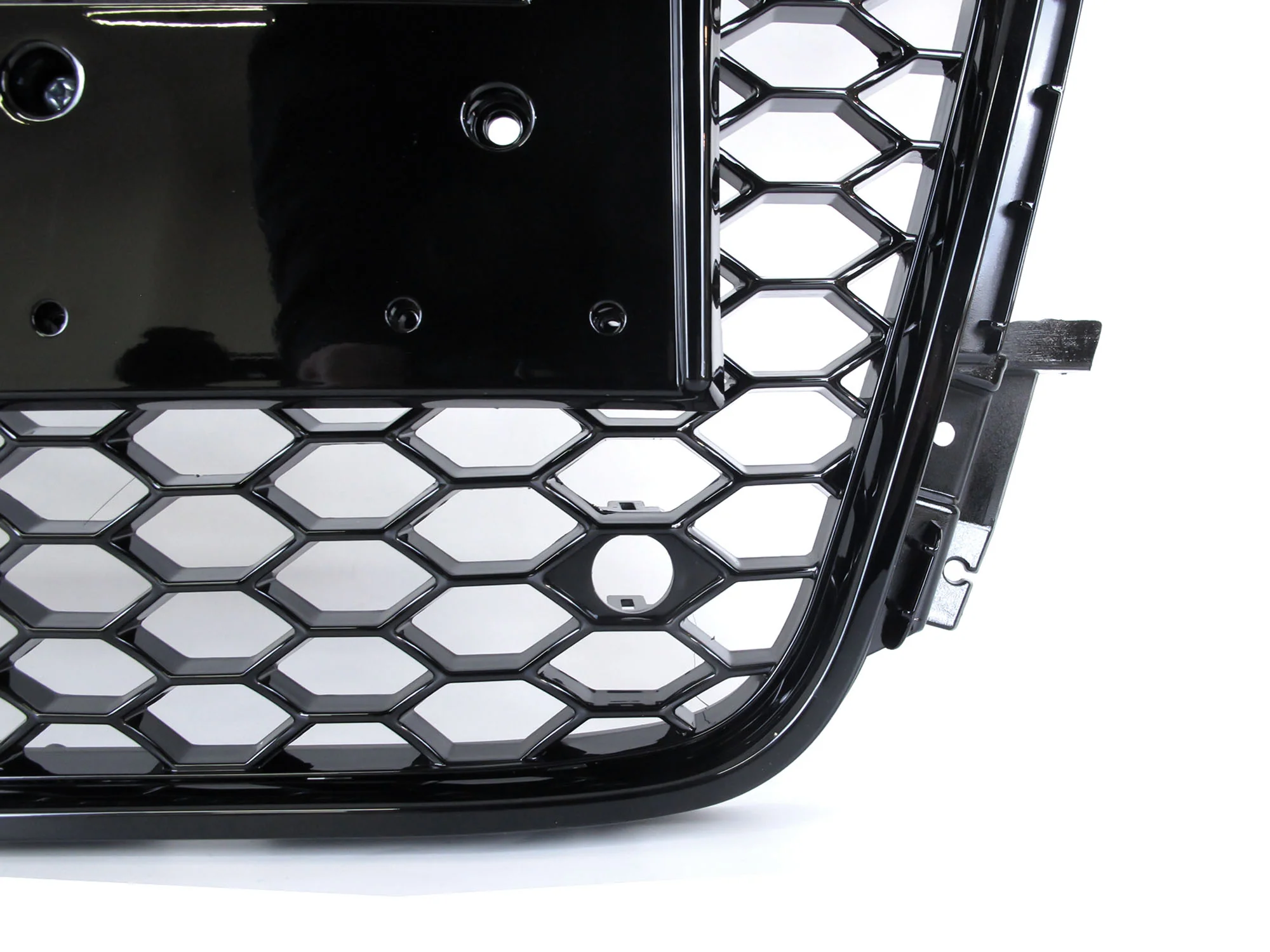 Front Mesh RS5 Style Bumper Hood Hex Grille Black For 2008-2012 Audi A5/S5 B8 8T - Image 9
