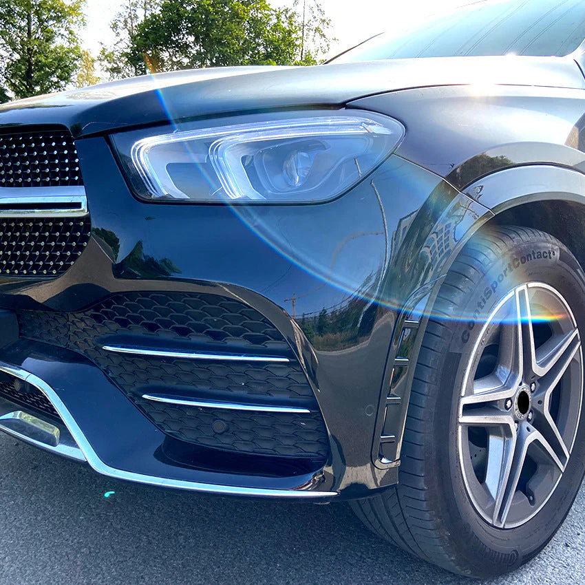 Front Side Air Vent Wheel Fender Trims for Mercedes W167 C167 GLE 350 450 2019-2023 AMG Pack - Image 7