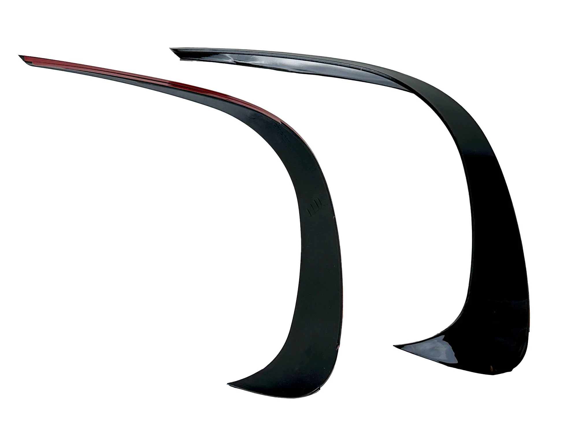Gloss Black Front Bumper Splitter Flaps Kits For Mercedes W206 S206 C300 C43 Sedan AMG 2022-2024 - Image 10