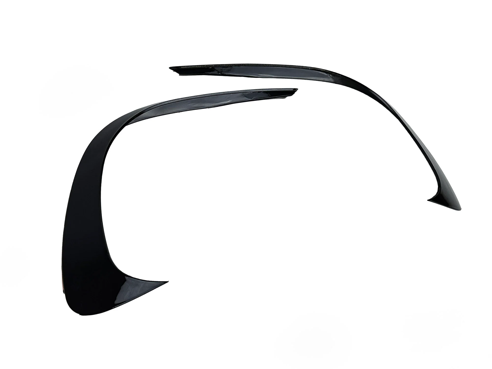 Gloss Black Front Bumper Splitter Flaps Kits For Mercedes W206 S206 C300 C43 Sedan AMG 2022-2024 - Image 9