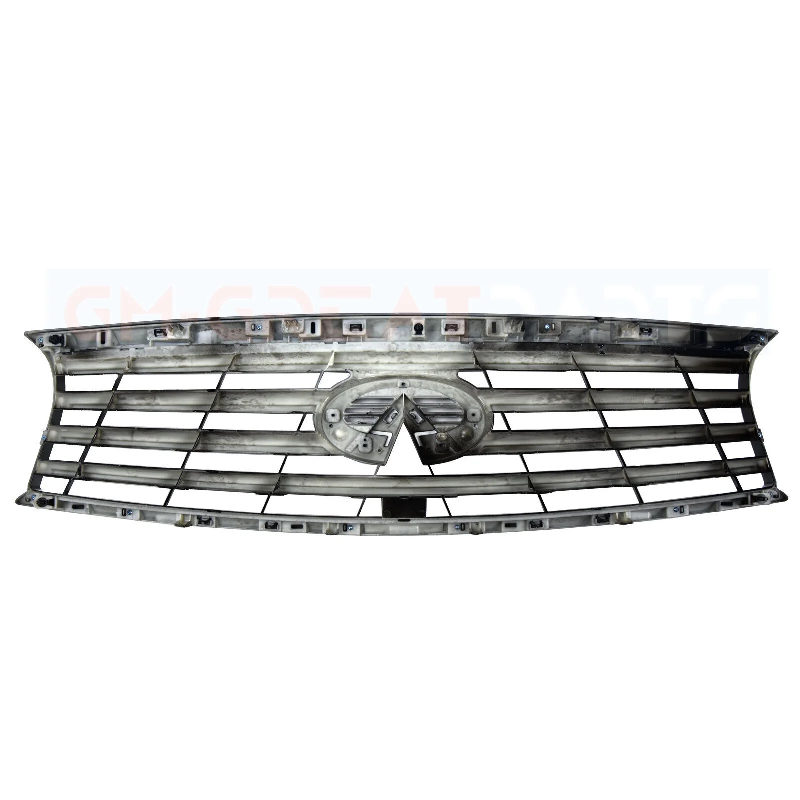 Front Upper Grille Gloss Black for 2014-2017 INFINITI QX70 - Image 14