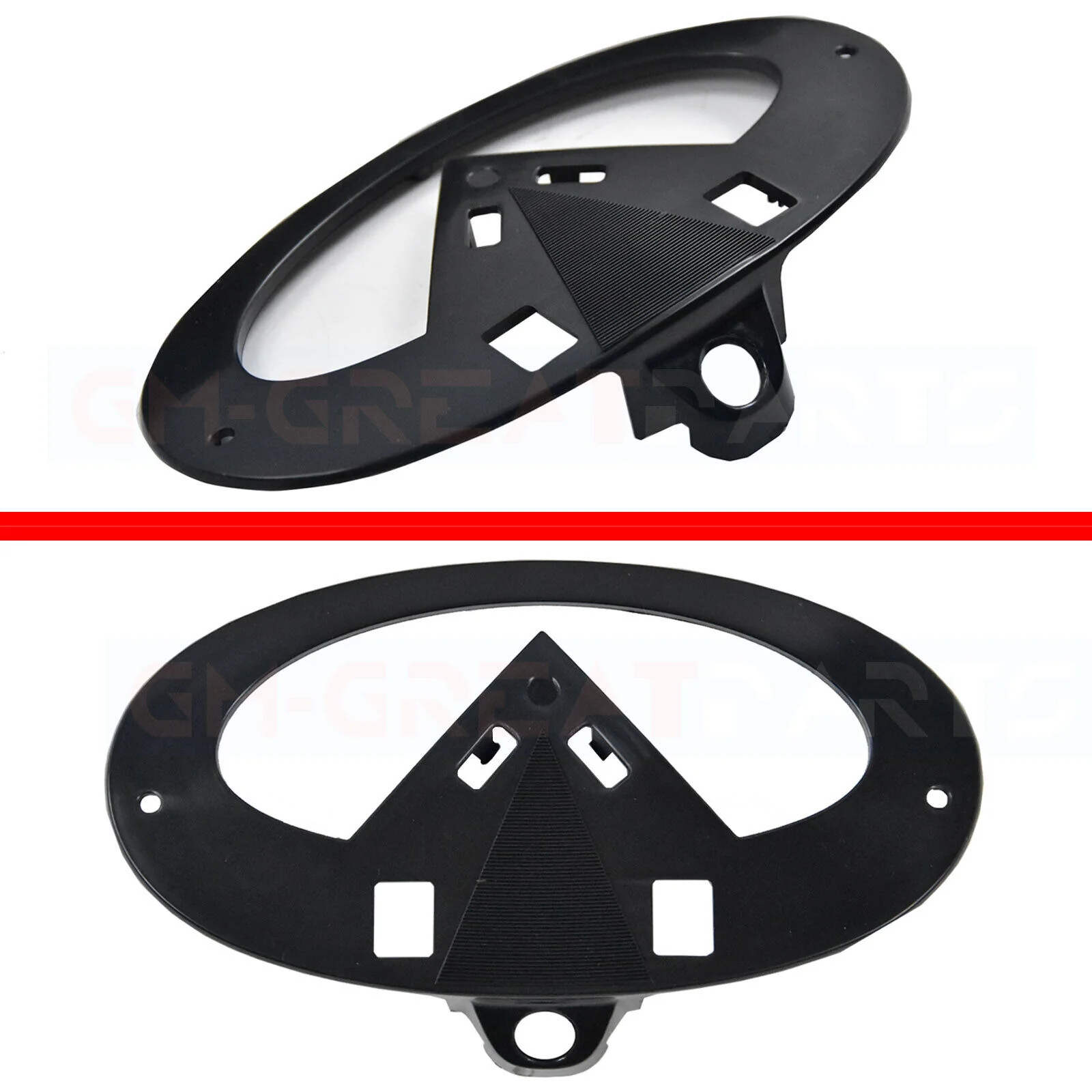 Front Upper Grille Gloss Black for 2014-2017 INFINITI QX70 - Image 15