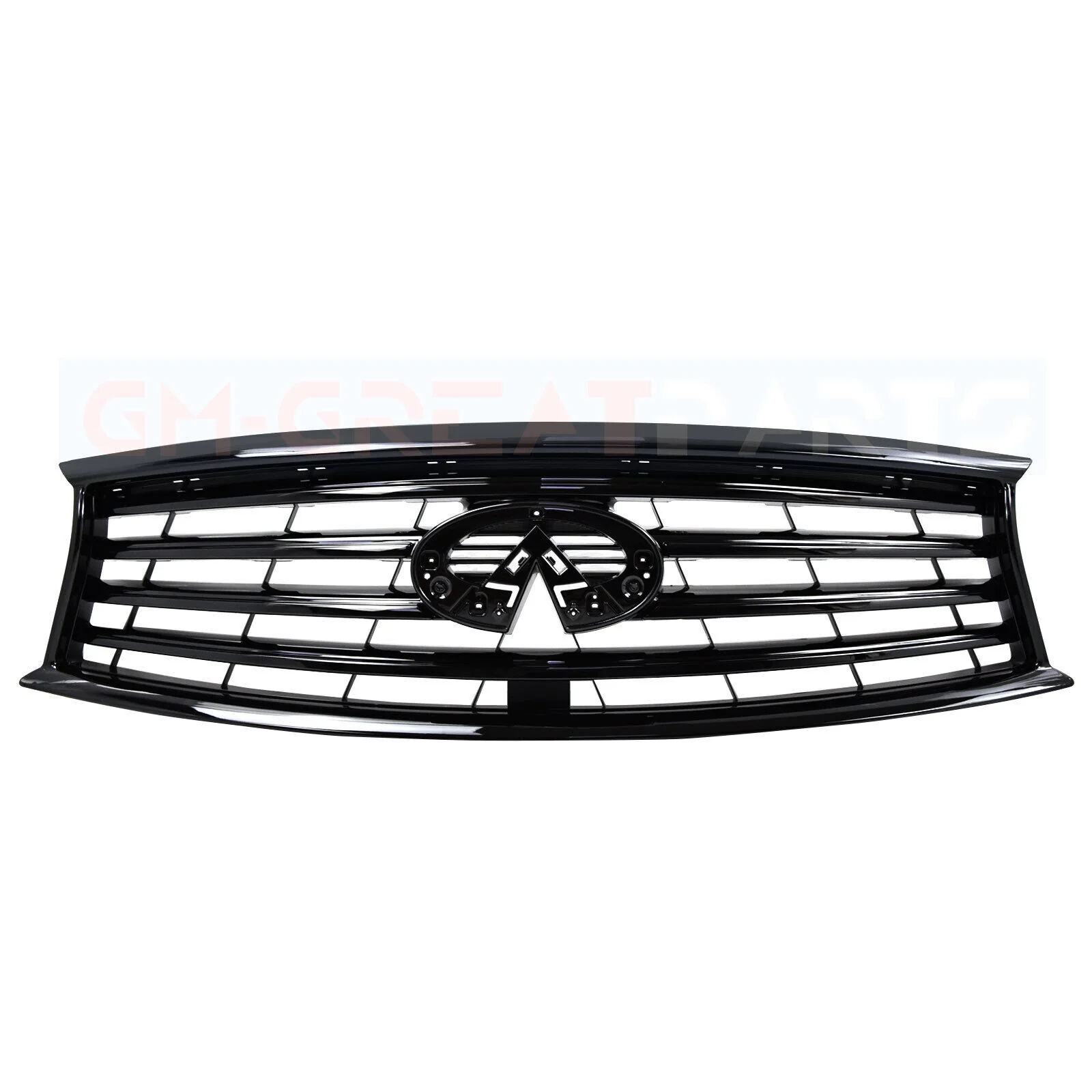 Front Upper Grille Gloss Black for 2014-2017 INFINITI QX70 - Image 8